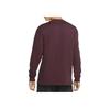 Nike Graphic Print Crewneck Pullover Long Sleeve American Sweatshirt Men Sweatshirt Burgundy DC4079-643