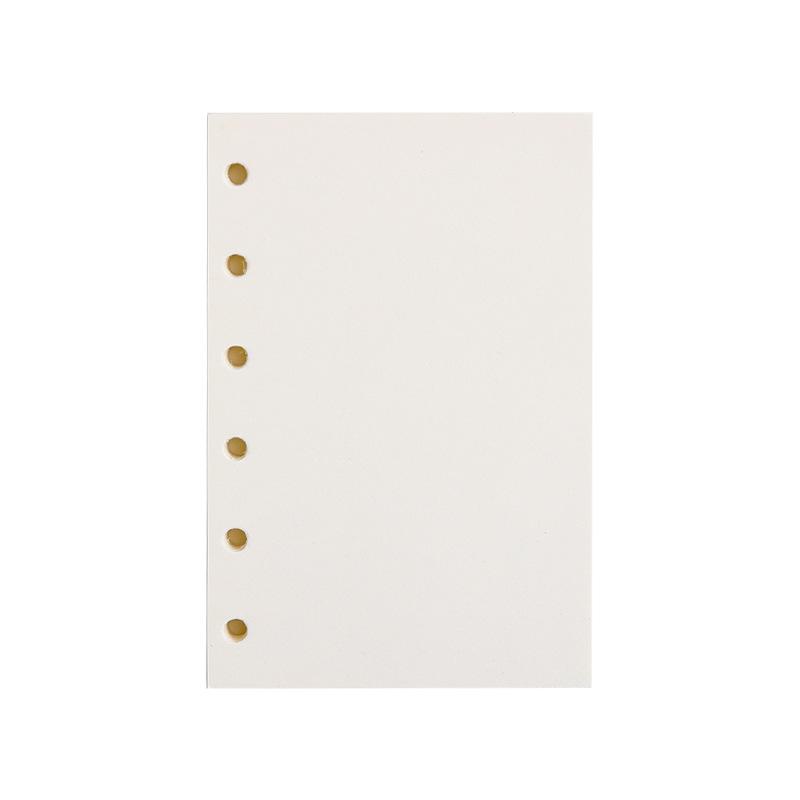 A6 A7 M5 Gitter Blankozeile Notizbuch mit losen Blättern Nachfüllpackung Spiralbindung Innenseite Tagebuch Planer Schulbedarf