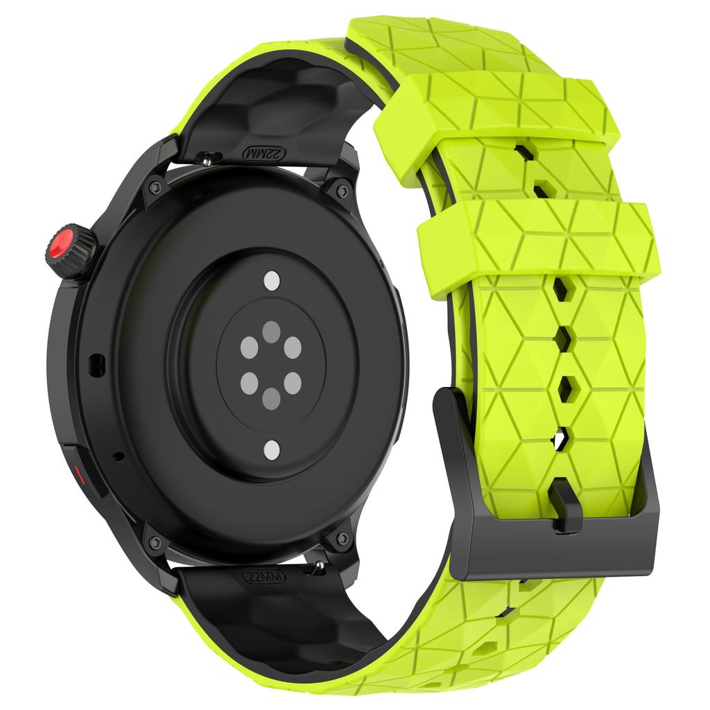 22mm 20mm Silicone Strap For Huawei Watch 5/4/GT6-5-4 Samsung Watch 7/6/5/4 Football Pattern Bracelet Amazfit GTR 4/Balance Band