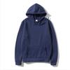Autumn Fashion Loose Tops Solid Colour Hooded Polyester Men's Sweatshirt Simple Casual
