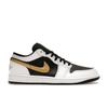 Sneakers Unisex Air 1 Low Swoosh Oro Bianco Nero Oro Metallizzato 553558-172
