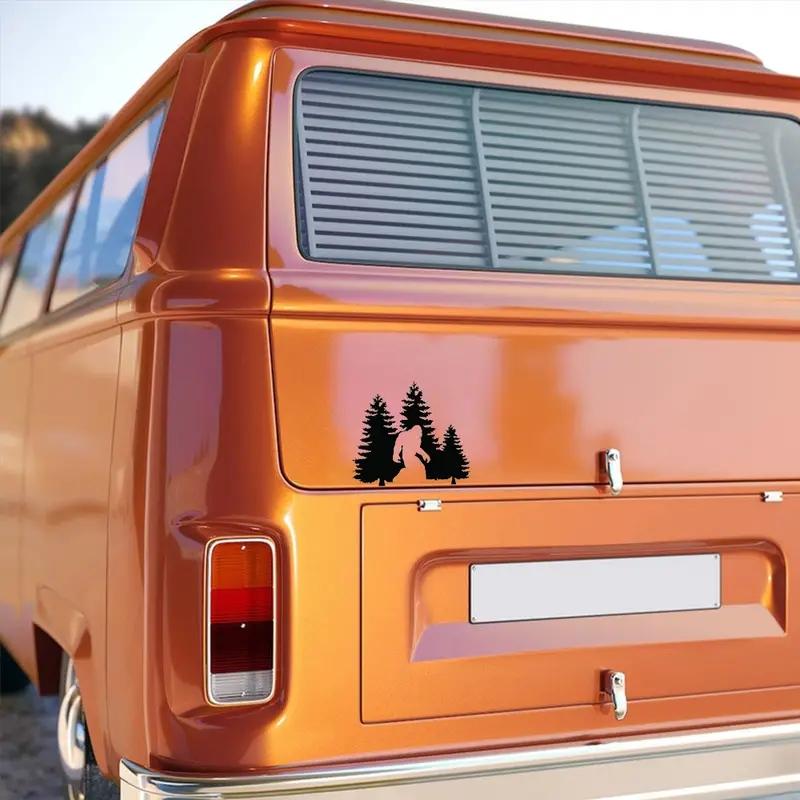 JT06# Bäume Wald Auto Aufkleber Wasserdicht Vinyl Aufkleber Auto Zubehör Dekor