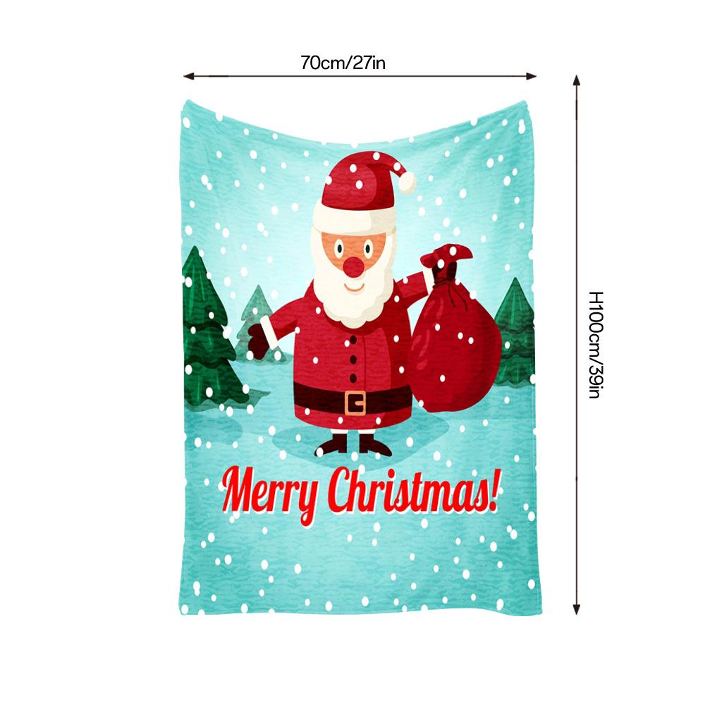Soft Fluffy Throw Blanket Cozy Warm Sherpa Fleece Blanket Decorative Bedspread Couch Cover Gift Holiday Home Decor Christmas