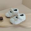 Baby girl toddler shoes warm plush Doudou shoes 1 1 2 years old 3 baby children plush shoes plush girls shoes winter 0