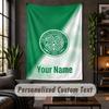 Wandbehang Celtic FC Druck Benutzerdefinierter Name Text Wandbehang Heimdekoration