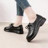 2026 Spring Summer Genuine Leather Women Casual Shoes Comfort Flat Round Toe Mother Shoes for Daily Wear Plus Size 41
