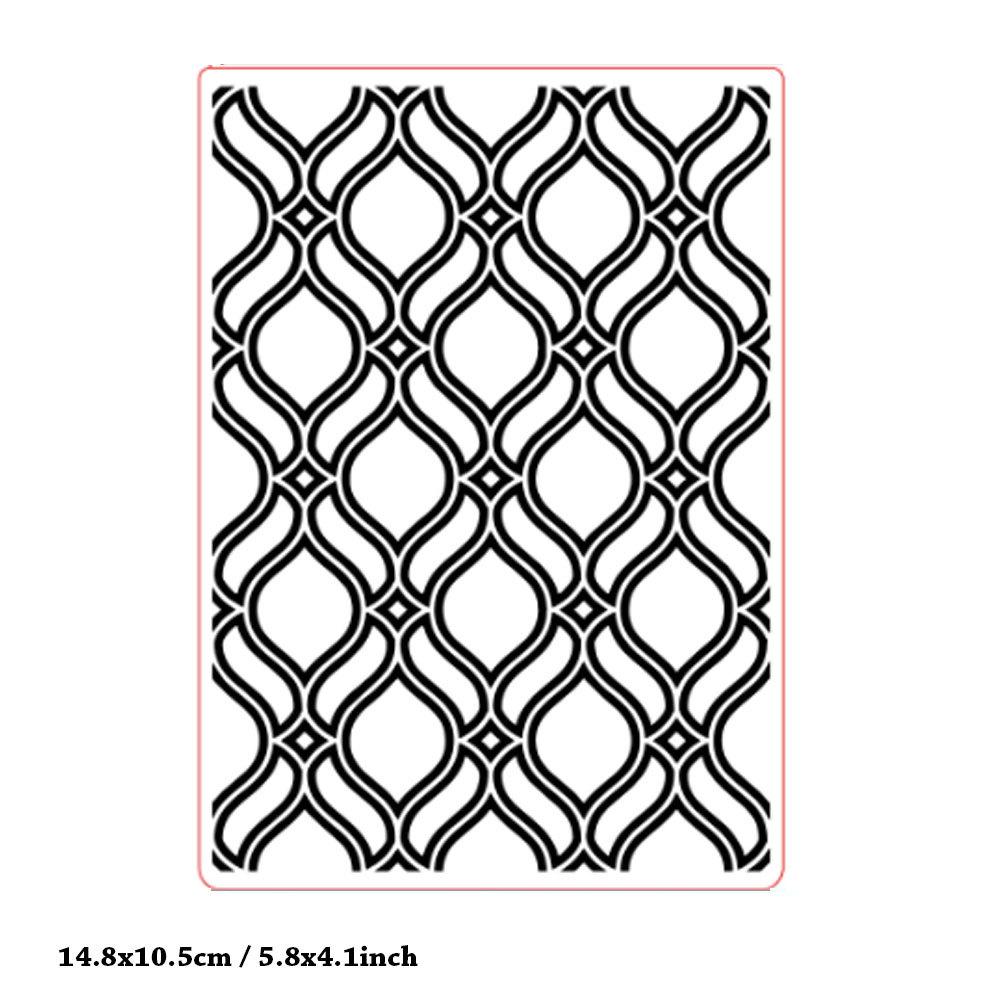 Embossing Folders for Card Making DIY Plastic Embossing Stencil Paper Card Decorating Mold for Scrapbook Photo Album DIY Craft