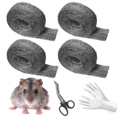 Cynrikah Wire 5cm X Rodent and Bat Bold Mesh for and Mice Anti-Rodent Mesh, 20m, Repellent, Diameter, Slugs, Bats, Snakes, (4 Rolls)