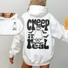 Autumn And Winter, Halloween Ghosts, Printed Long-Sleeved Tops, Trendy Fashion Women'S Hooded Sweaters