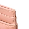 Used 11033 Laura Quilted TB Card Holder 8062371 7946 Stitched Pastel Pink Logo Dusky Pink Excellent Condition Ladies