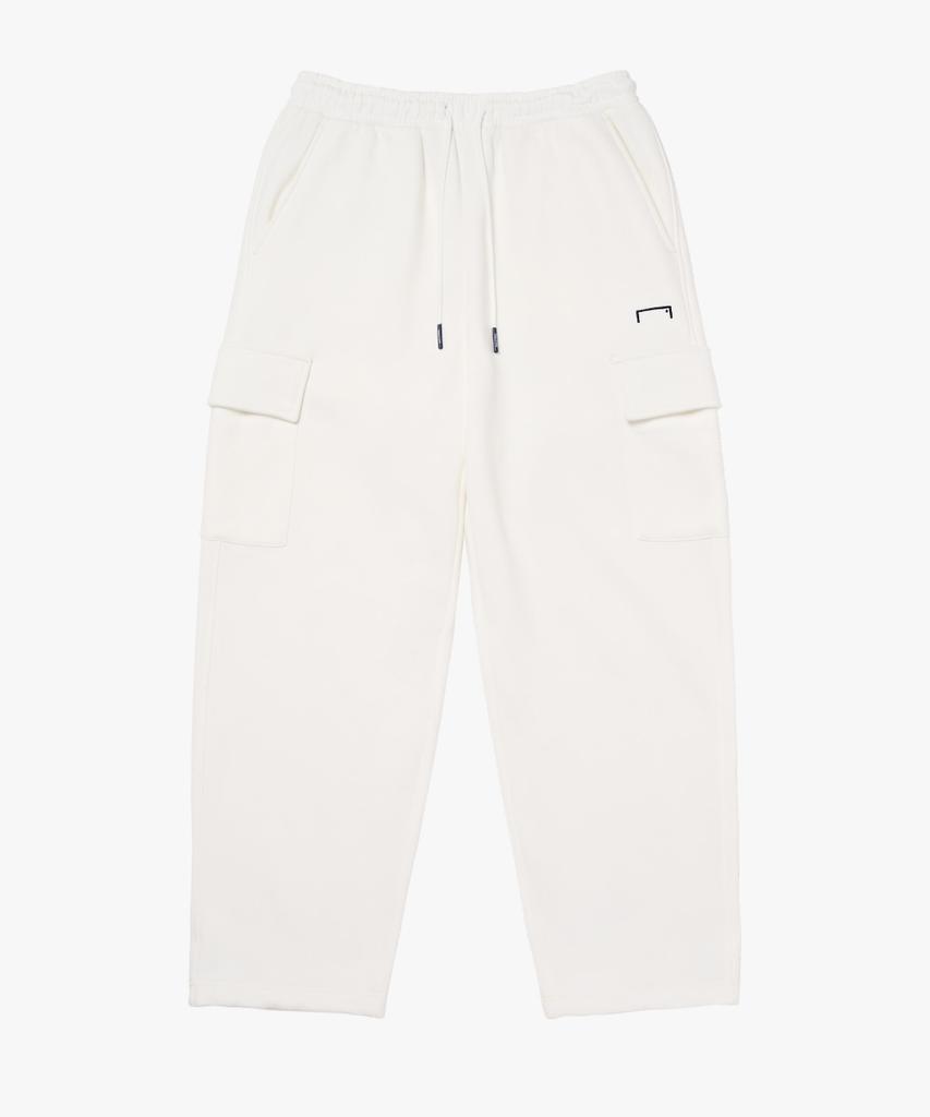 GOALSTUDIO Brushed Straight Cargo Pants-Off White