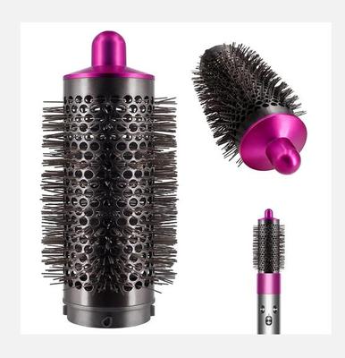 2025 Peine Cilíndrico y Adaptador para Dyson Airwrap Styler / Accesorios para Secador de Pelo Supersonic, Herramienta para Rizos, Rojo Rosa y Gris