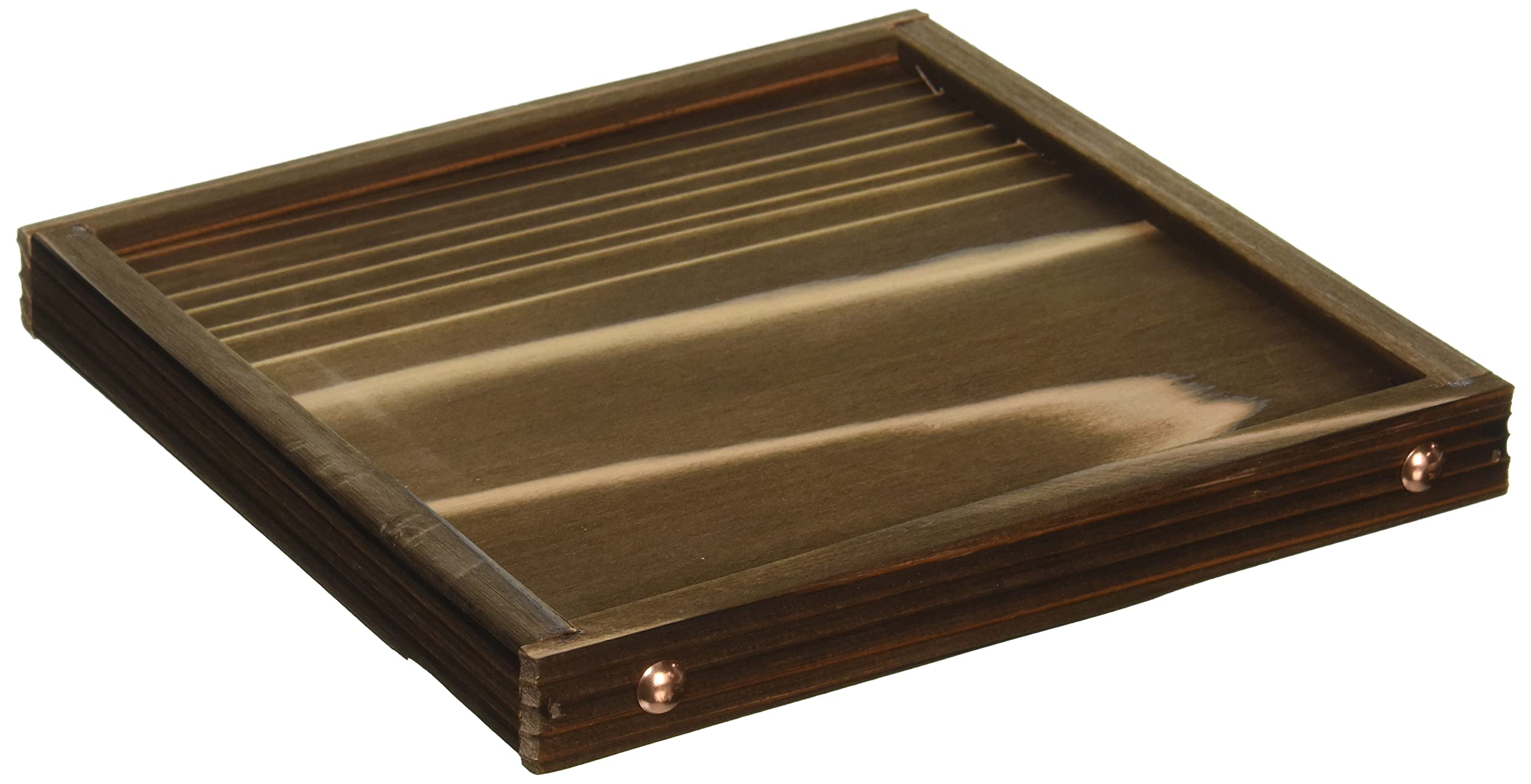 Yamako Burnt Cedar 08420 Box-Shaped Trivet, Small,