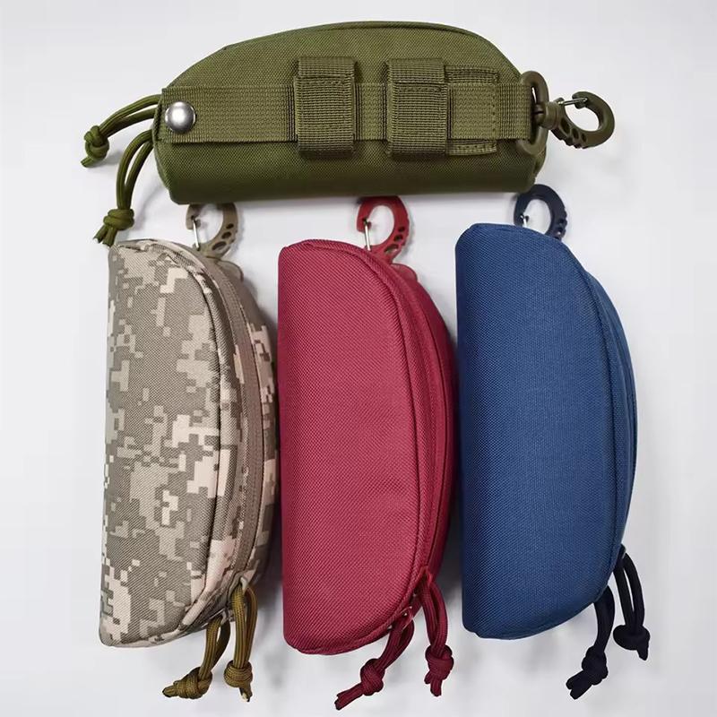 Tactical Pouch Hard Case  Glasses Pouch Outdoor Portable Eyewear Protector Shockproof Dustproof Glasses Case
