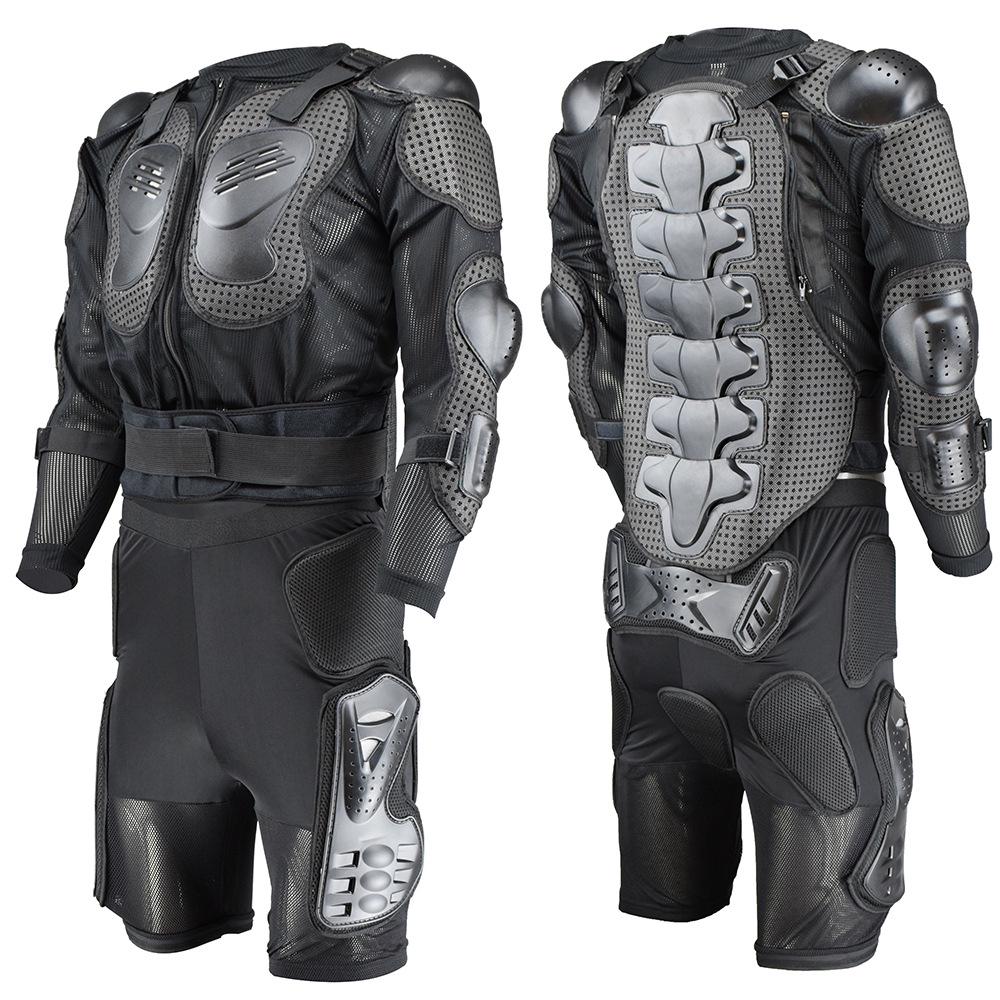 

Motorcycle Armor Protective Gear Suit - Anti-Fall Off-Road Racing Pants S