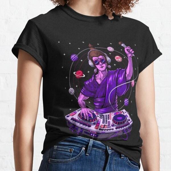 Buddha Psychedelic Music DJ Classic T-Shirt M