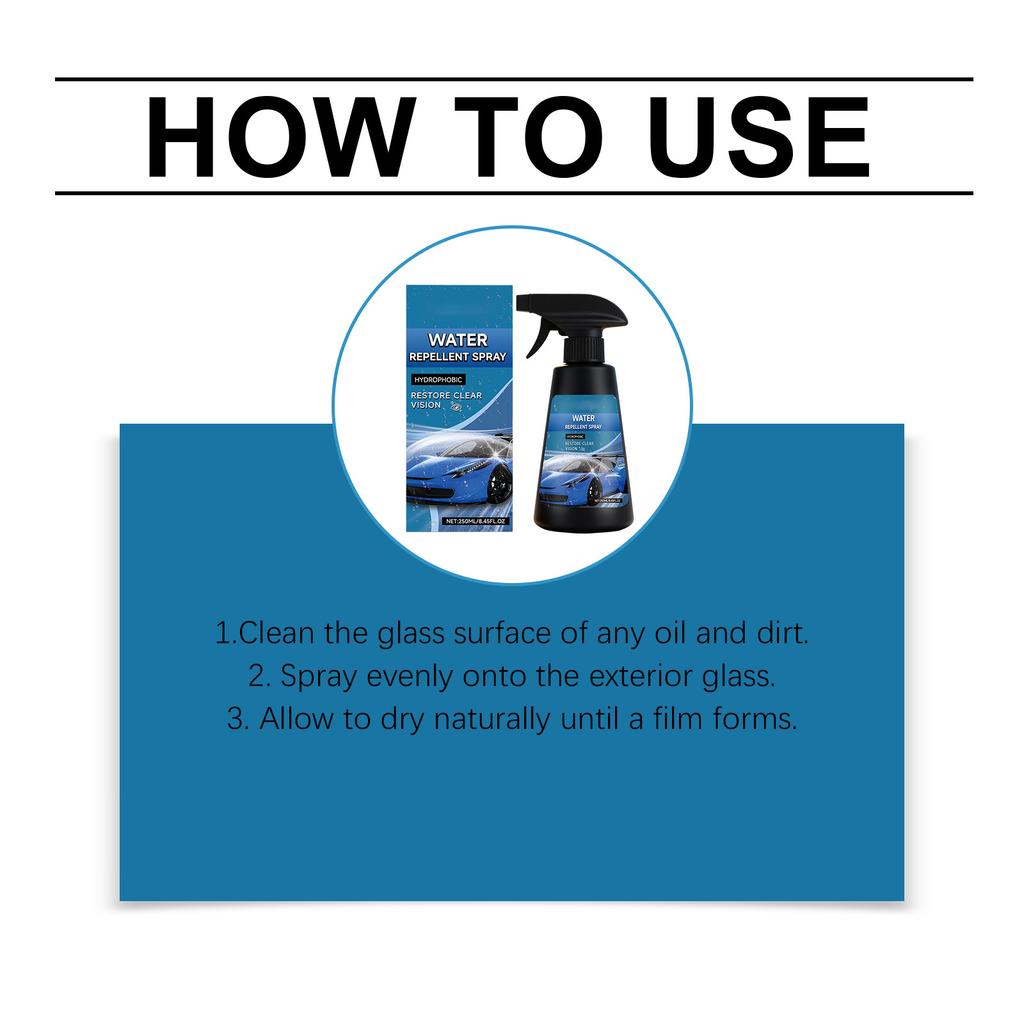 Resistant To Liquid Spray This Product Helps Maintain A Clear Bright And Glossy Car Windshield For Excellent Visibility 250ml