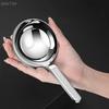 Short Handle Deepened Ramen Soup Spoon - 201 Stainless Steel Large Capacity Tablespoon, Kitchen Cooking Soup Utensils