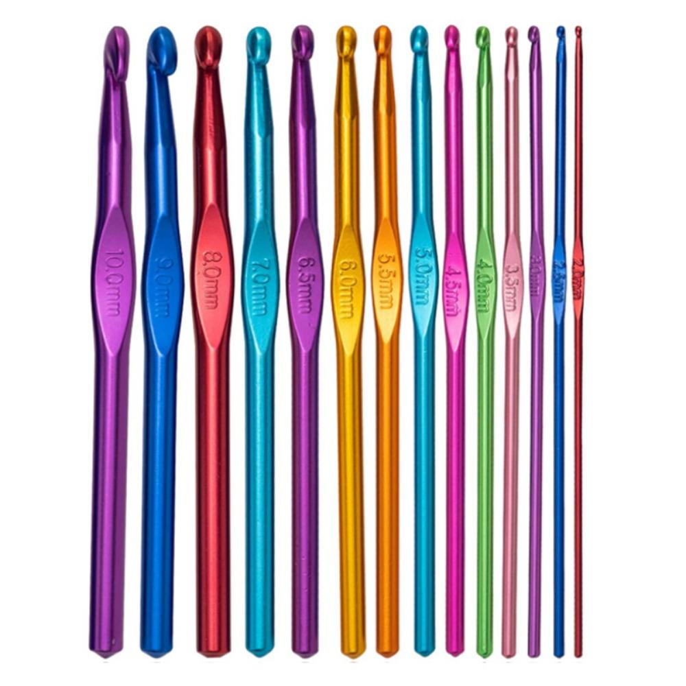 Portable Crochet Needles Set Comfortable Knitting Needle Handle Crochet  Woven Tools