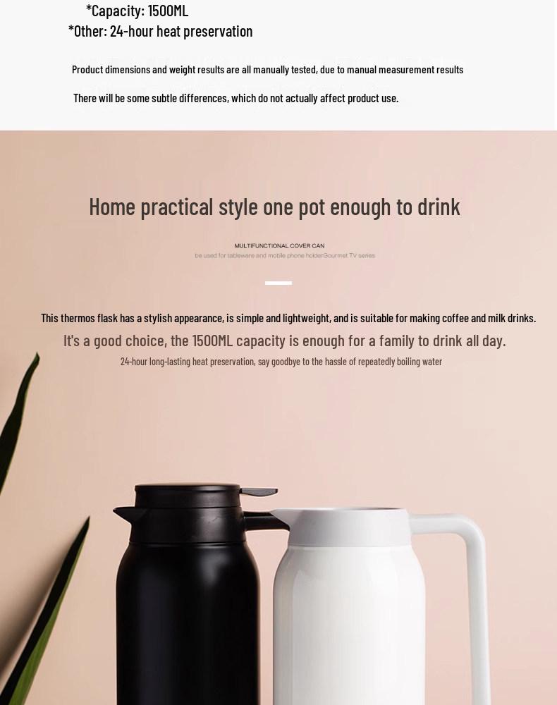 Office Commercial 72-Hour Thermos with Large Capacity and Custom Logo
