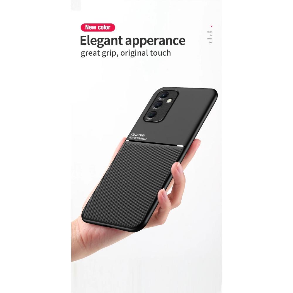 Armor Silicone Car Magnetic Slim Case for Samsung Galaxy A54 5G A55 A15 A25 A35 A34 A24 A14 A12 A32 A52 A13 A33 M23 M52 TPU Leather Shockproof Cover
