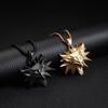 European and American Game-Themed Witcher Wolf Head Necklace - Titanium Steel Pendant for Men