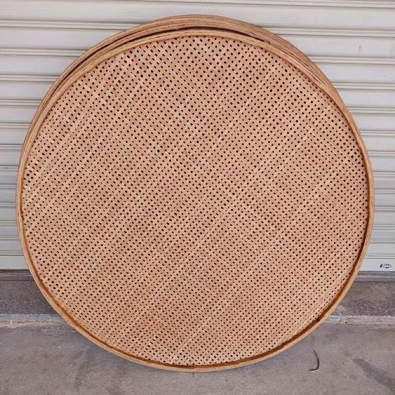 Second-Hand 110 Diameter Perforated Bamboo Winnowing Basket & Drying Sieve