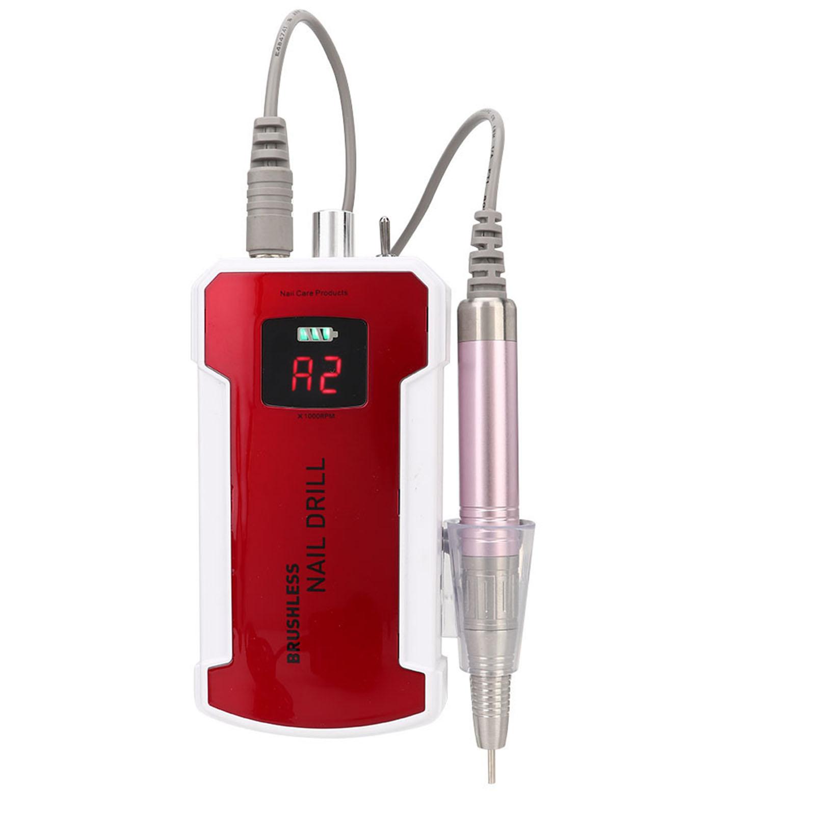 

25000 об/мин шлифовальная полировальная машинка для ногтей электрическая дрель маникюрные инструменты 100‑240 В EU Plug