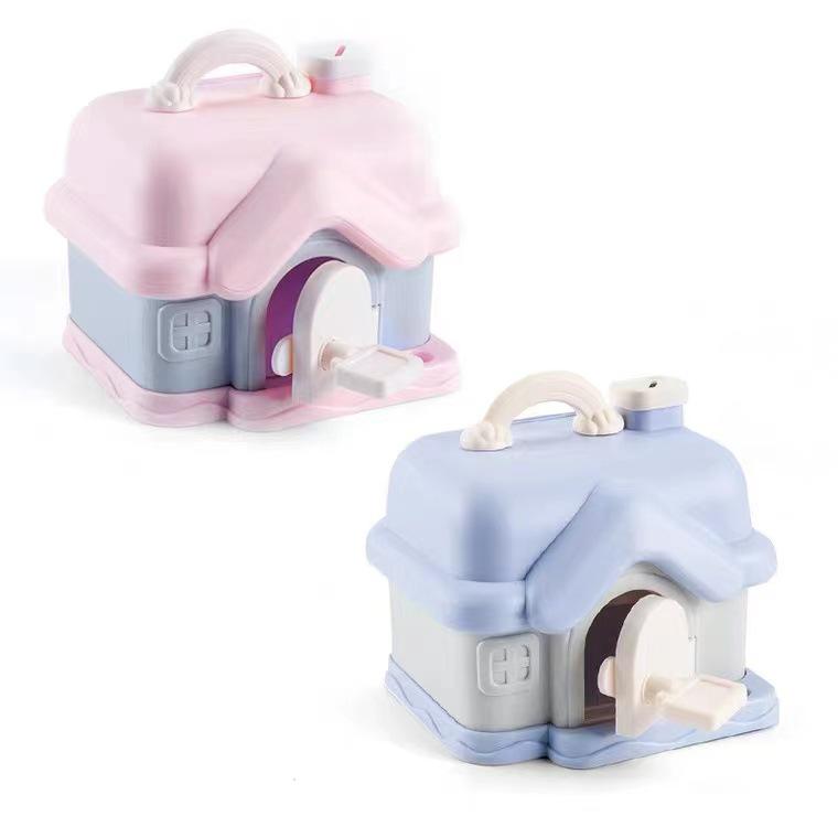 2023 Cute Mushroom House Money Box Cartoon Piggy Bank for Children