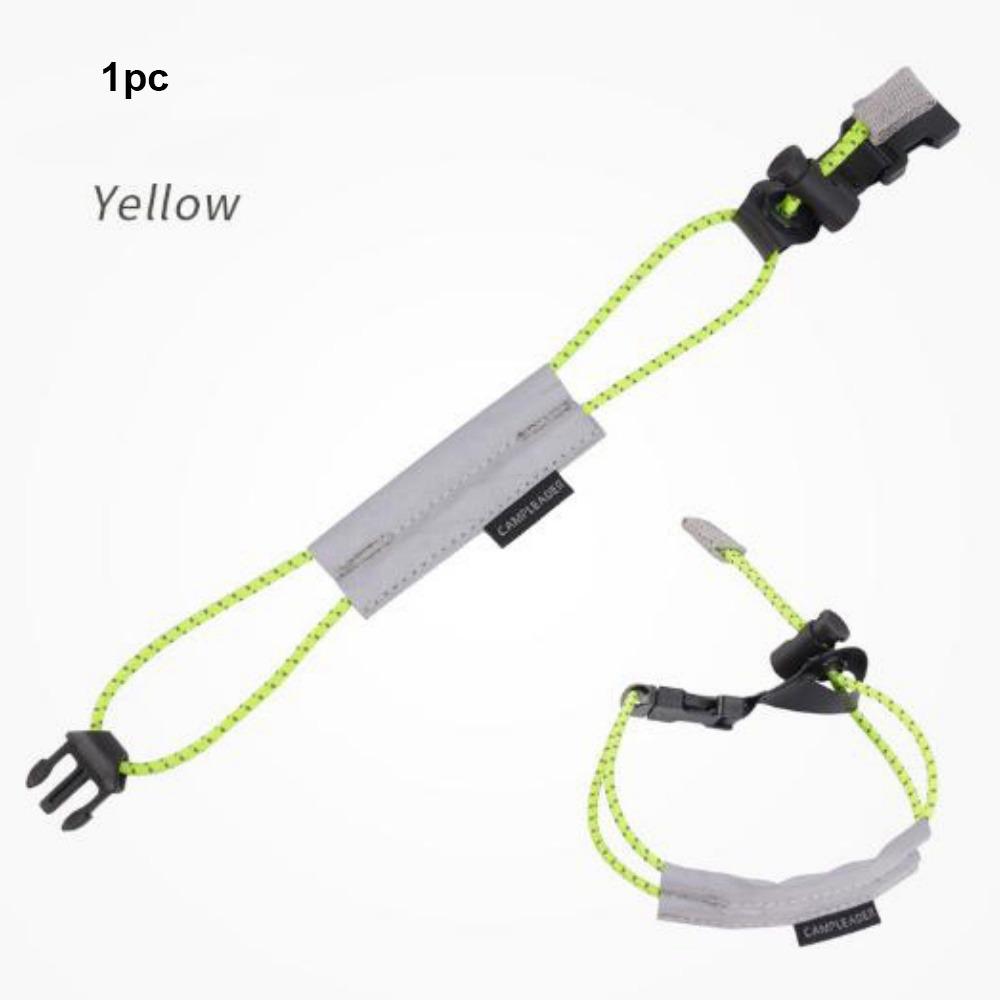 

New Adjustable Outdoor Bicycle Running Band Tightly 4 Colors Cycling Reflective Bands 31cm Fits Elastic Rope Buckle жовтий