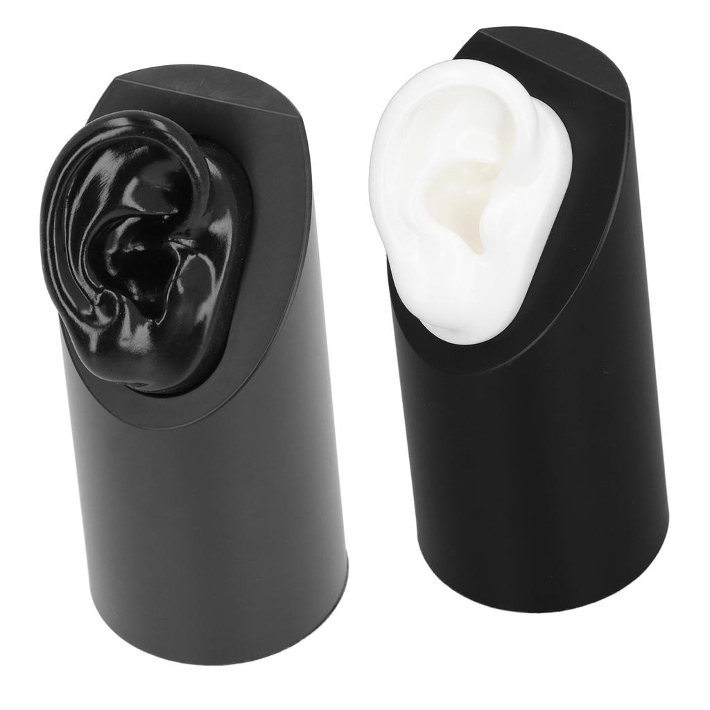 Soft Silicone Flexible Model Body Part Displays Human Right Ear Model Simulation for Ear Jewelry Dis