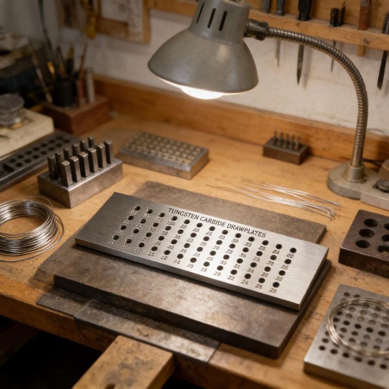 Carbide Wire Drawplate 52 Hole Round Shape 0.04-0.45mm/0.04-0.8mm/0.04-1.6mm Jeweller Draw Plate Crafting Replacement