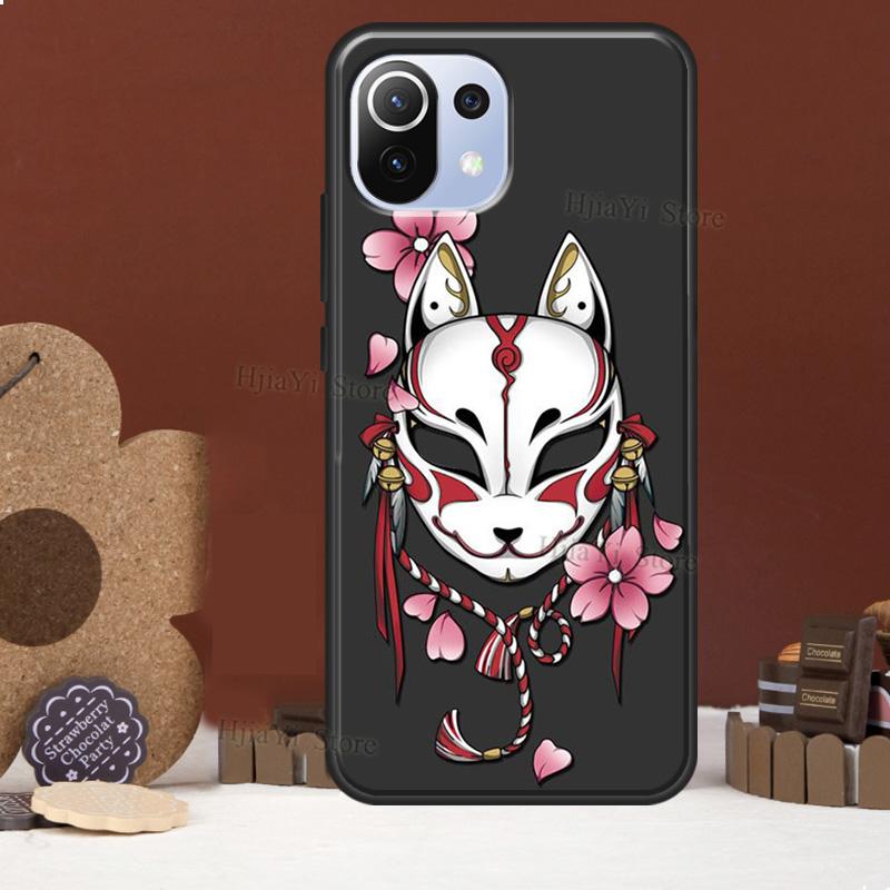 Japanese Style Fox Funda For POCO F5 X3 X4 X5 Pro F4 GT C40 F3 Case For Xiaomi 11T 12T Pro 12 X 13 Lite Cover