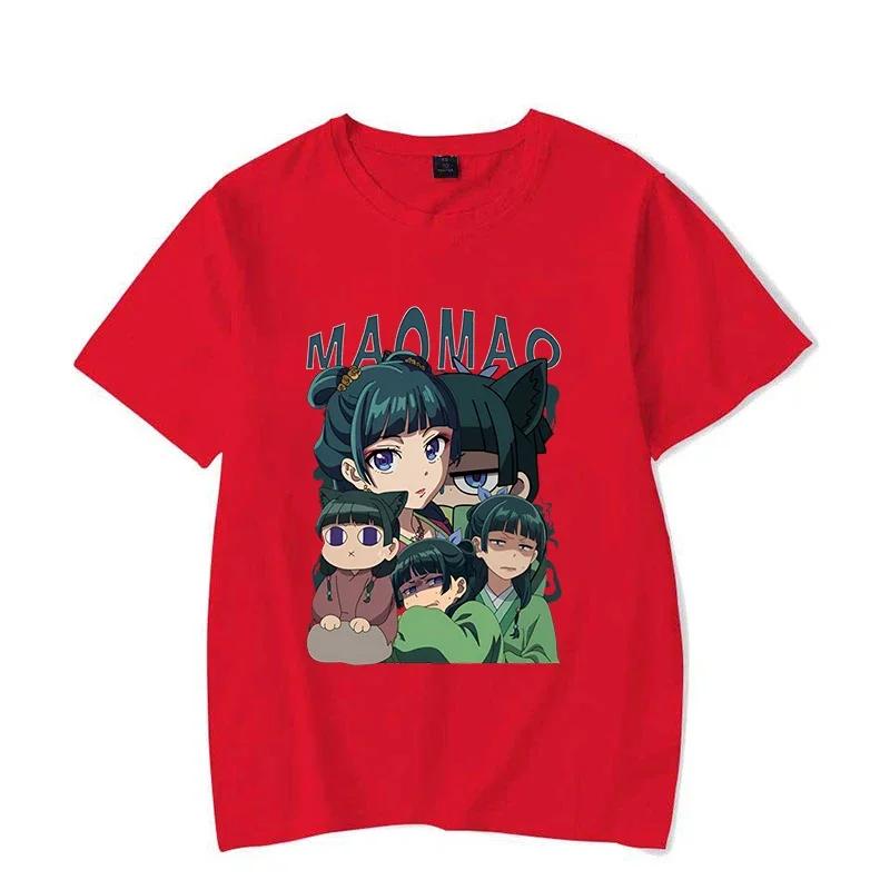 

Новое аниме Дневники аптекаря Маомао Принт Футболка Женская Футболка Харадзюку Футболка Мода Летние Топы 3XL
