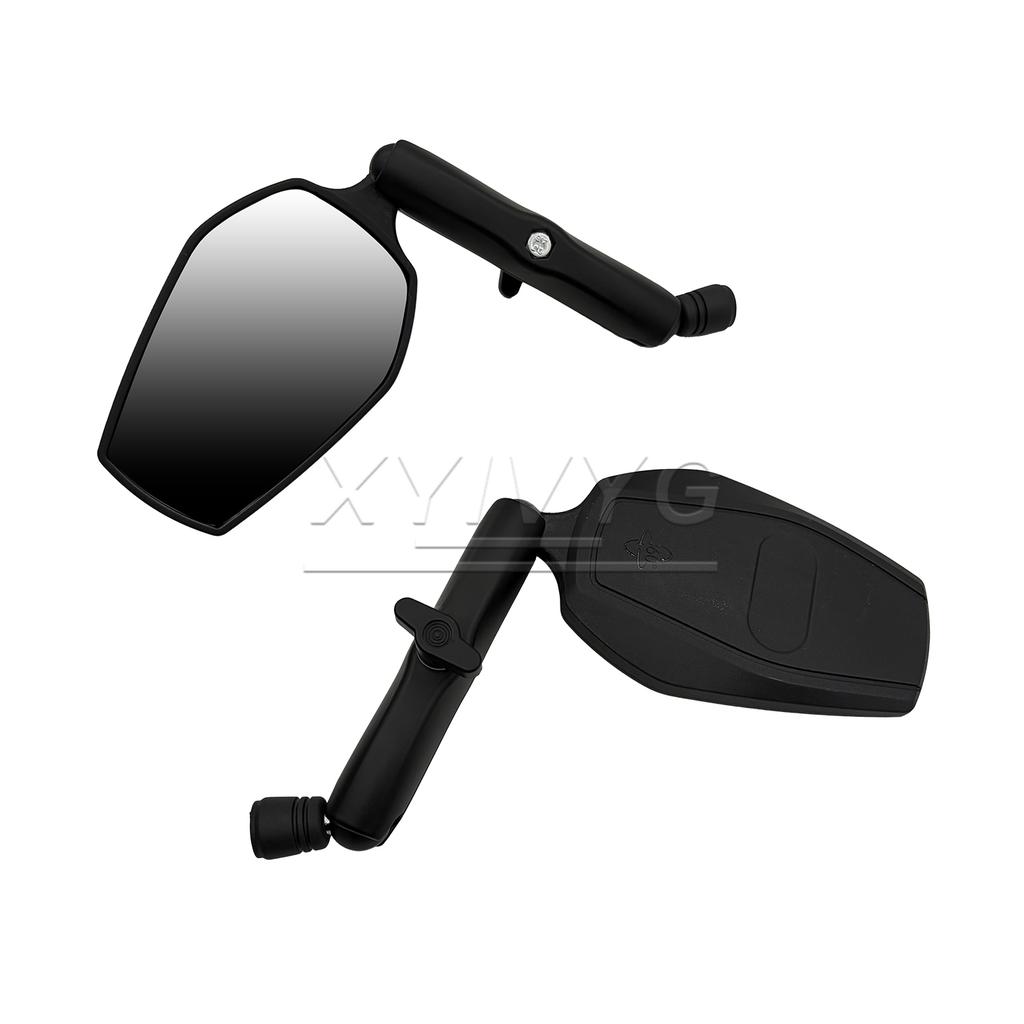 2pcs Foldable Side Rearview Mirrors For 22MM Handlebar Motorcycel Suzuki Yamaha Honda Kawasaki HD E-bike Universal
