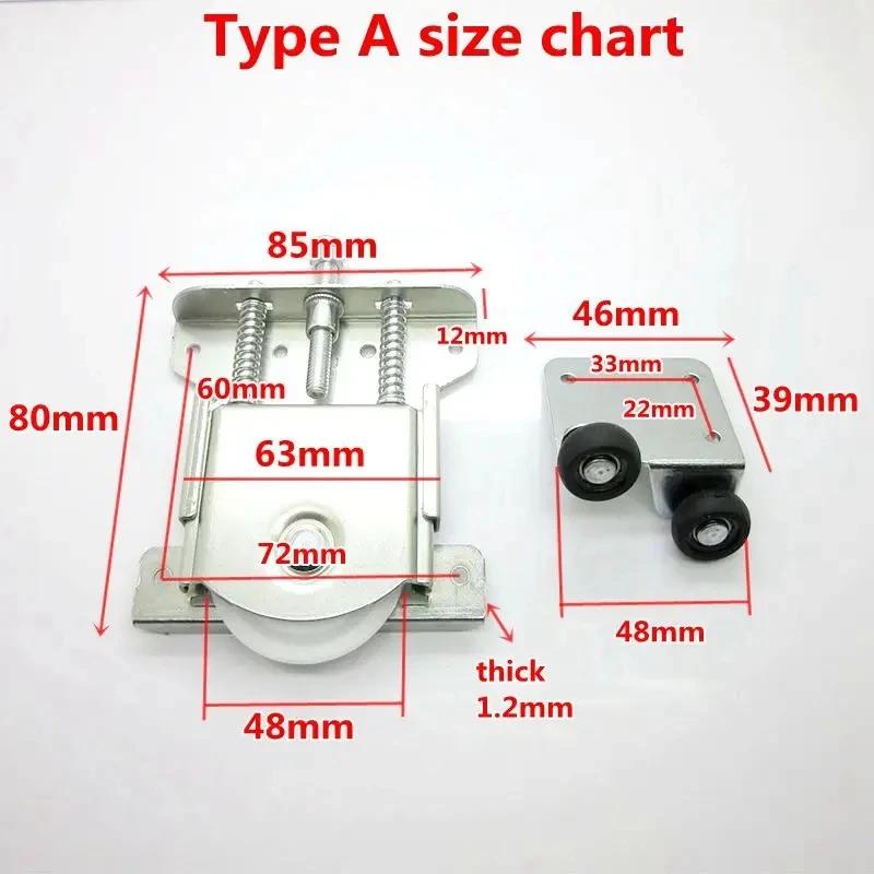

Тяжелый гардеробный подвесной ролик для раздвижных дверей - Аксессуары для трека с поверхностным монтажом (Прочный, Плавная работа, Легко установить)