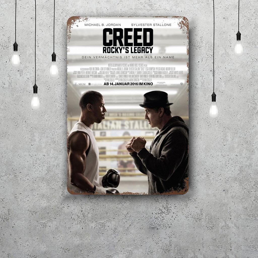 Creed III Creed II Metal Signs wall decor Vintage Tin Signs Captain Metal Poster Decor for Bar Pub Club Wall Decoration