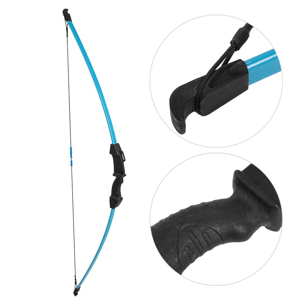 Outdoor Glasfaser Kinder Kinder Jugendliche Anfänger Bogen Bogenschießen Trainingspraxis (blau)