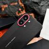 For POCO X8 Pro X8 ProMax leather texture solid color red lens ring shockproof and fingerprint-resistant phone case