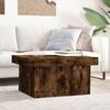 VidaXL Coffee Table Smoked Oak 80x55x40 Cm Engineered Wood, Side Table, Living Room Table, Accent Table, Sofa End Table, 840867