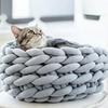 Machine Washable Multi-color Chunky Yarn 2.5cm Super Velvet Arm Knitting Yarn Soft DIY Tube Yarn Weave Craft