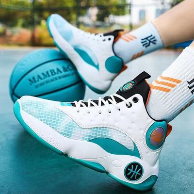 Moda tênis de basquete nova malha respirável tênis masculino leve sapatos esportivos masculinos sapatos casuais