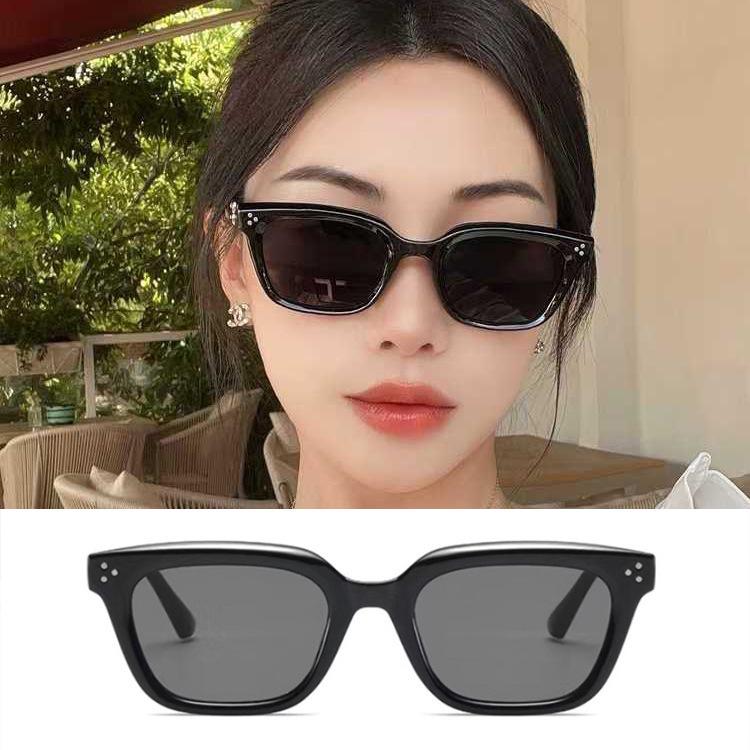 Trendy Korean G-Style Sunglasses for Men & Women, Slimming Big Face Anti-UV