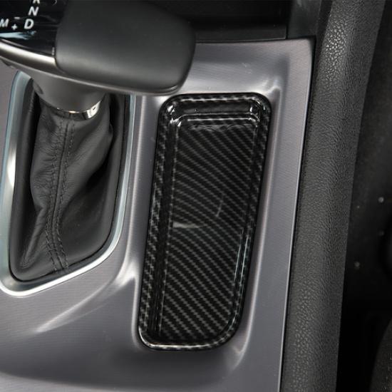 Console Gear Shift Storage Box Cover Trim for Dodge Charger 2015-19 Carbon Fiber