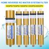 Gold 400GPD /125/100/75/50GPD Reverse Osmosis RO Membrane Replacement Water Filter System Purifier Drinking Water Treatment Home Kitchen