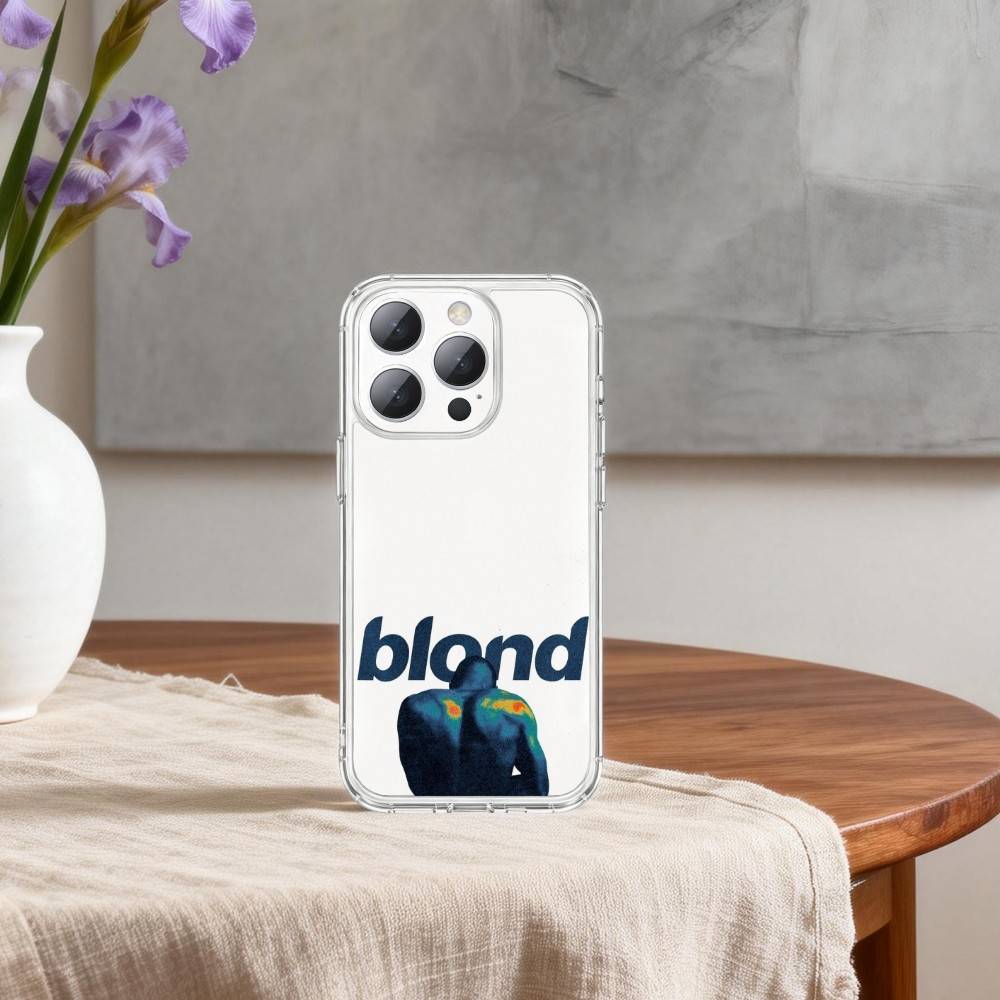 F-Frank-K Ocean-N B-Blonde  Phone Case For iPhone17p,16,15,14,13Pro Max,us,Soft Silicone Transparent Cover