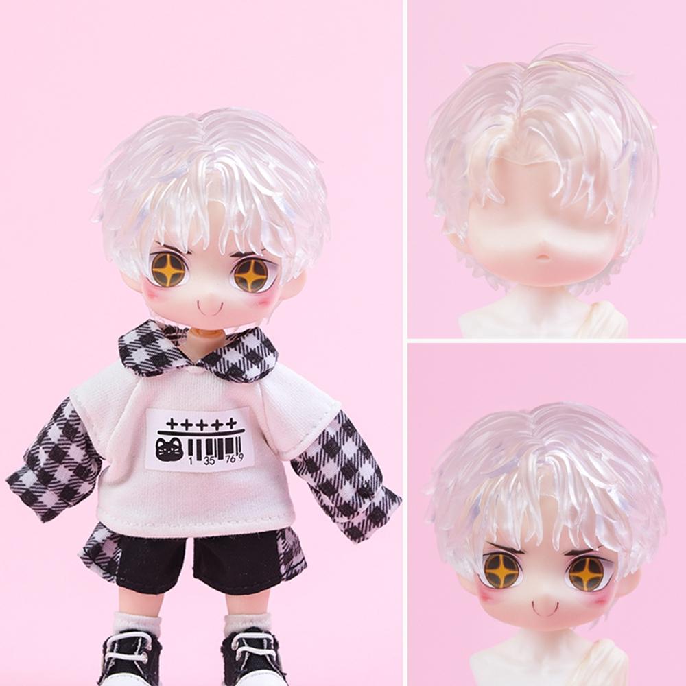 OB11 Cap de Păpușă Interșanjabil Cap de Păpușă Băiat Cap de Păpușă Obitsu11 Corp Gsc 1/12 Cap de Păpușă BJD Corp de Păpușă Băiat Drăguț Delicat Cap de Păpușă Băiat