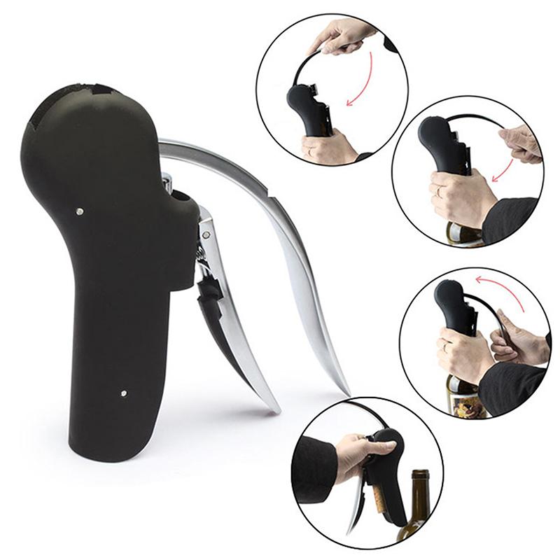 Professional Wine Corkscrew Manual Foil Cutter Bottle Openers Wine Cork Openers For Kitchen Bar Accessories