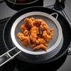 Stainless Steel Colander Soy Milk Filter Noodle Scoop Flour Sieve Kitchen Oil Soy Milk Filter Baking Tool Filter Sieve Oil Leak Spoon Net Colander