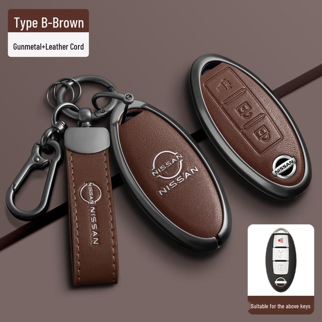 Key Covers for Dongfeng Nissan Models: Sylphy, Teana, Qashqai, Tiida, X-Trail, Kicks, Sunny, Classic, and 14th Gen Murano.